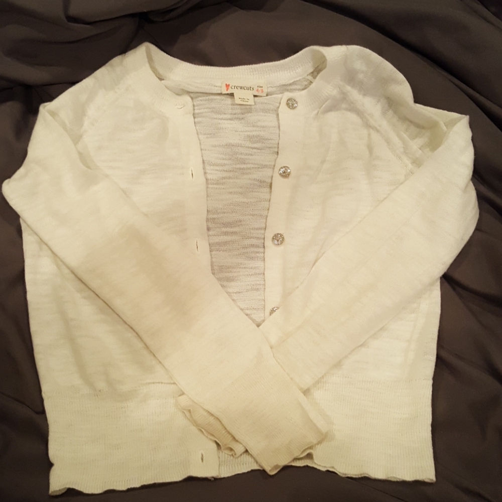 Crewcuts white sweater